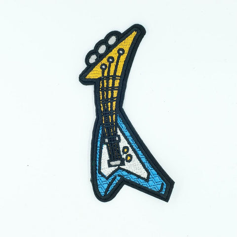 PC2581 - Blue Electric Guitar (Iron On)