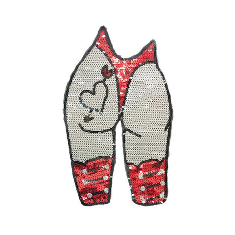 PC2830 - Sequin Tanga Legs Tattoo XL  (Sew On)