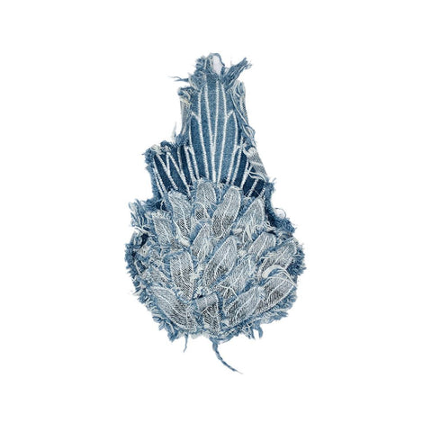 PC2856 - Denim Flower  Bunch L (Sew On)