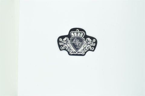 PC2393B - Silver A&F Badge (Iron On)