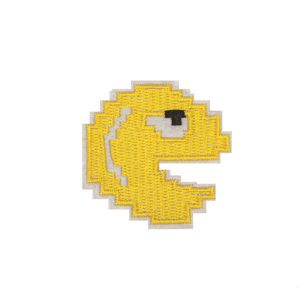 PC2289 - Yellow PACMAN open month (Iron on)