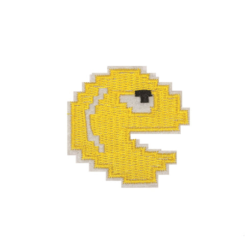 PC2289 - Yellow PACMAN open month (Iron on)