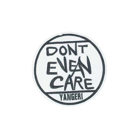 PC2784 - Don't even Care Round Badge M (Sew On)