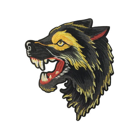 PC3398E - Yellow Grey Wolf XL (Iron On)