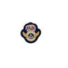 PC2896 - Special Collection Golden HandMade Silk Anchor Badge (Sew On)