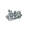 PC2634 - Silver Look Heart (Iron On)