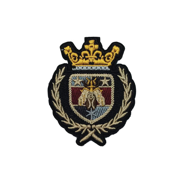 PC4165 - Bee Crown Crest (Sew On)