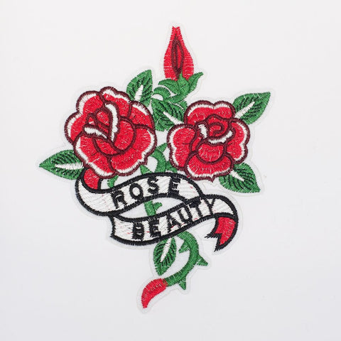 PC2460 - Rose Beaty Flower (Iron On)
