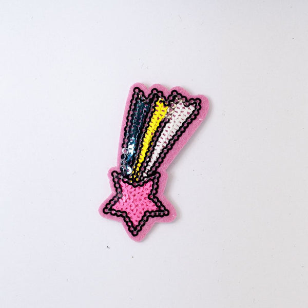 PC2254 - Sequin Pink Star (Iron On)