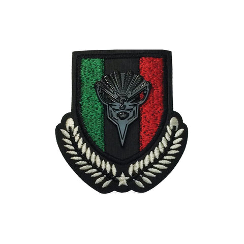 PC4168 - Abstract Flag Shield Emblem (Sew On)