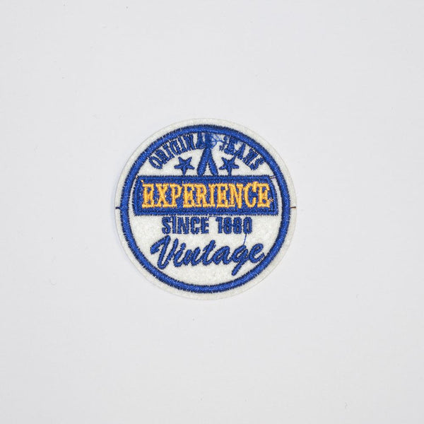 PC2196- Experience Vintage Round Badge (Iron On)