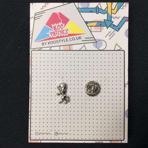 MP0261 - Silver Lion England Football World Cup Sports Metal Pin Badge