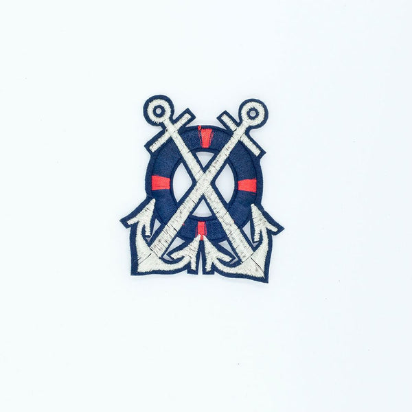PC2546 - Double Anchor Badges (Iron On)