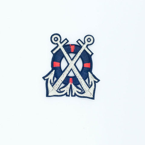 PC2546 - Double Anchor Badges (Iron On)