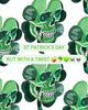 PH811 - Clover Skull (Iron on)