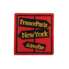 PC3249 - New York London France Paris Signs (Iron On)