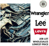 Branded Denim Jackets Mixed Colours / Mixed Sizes - Levi's Lee Wrangler Clearance