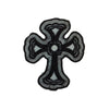PC2964 - Black Lace Cross (Sew On)