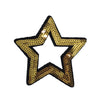 PC2930 - Gold Sequin Star Cut Out (Iron On)