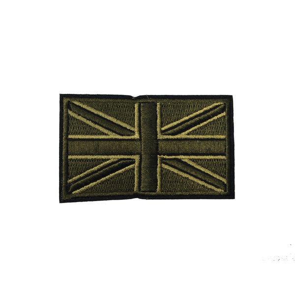 PC2934C - Navy Green Union Jack Flag (Iron On)