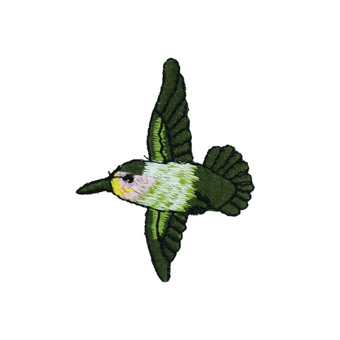 PC2935 - Green Flying Bird (Iron On)