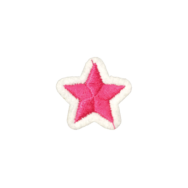 PC2953D - White Pink Star XS (Iron On)