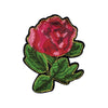 PC2982 - Pink Rose Embroidered Flower (Iron On)