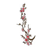 PC2990 - Pink Long cherry blossom Flower Branch (Iron On)