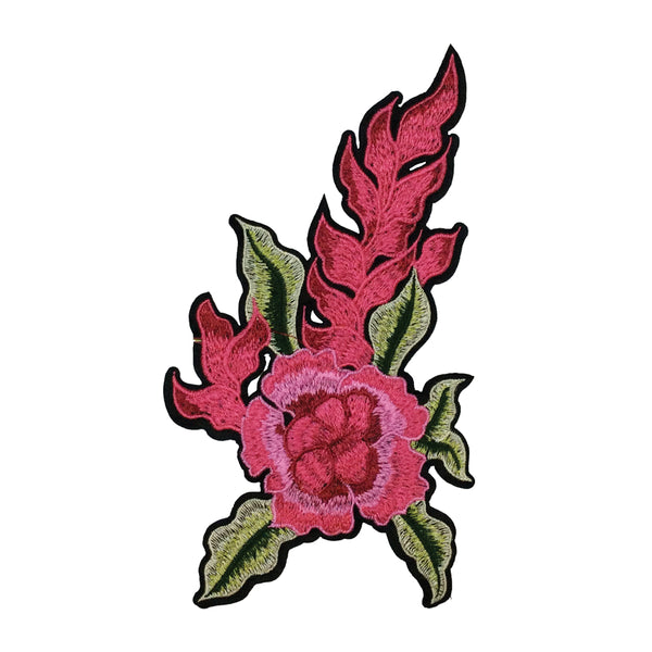 PC2993 - Pink Leafed Flower (Iron On)
