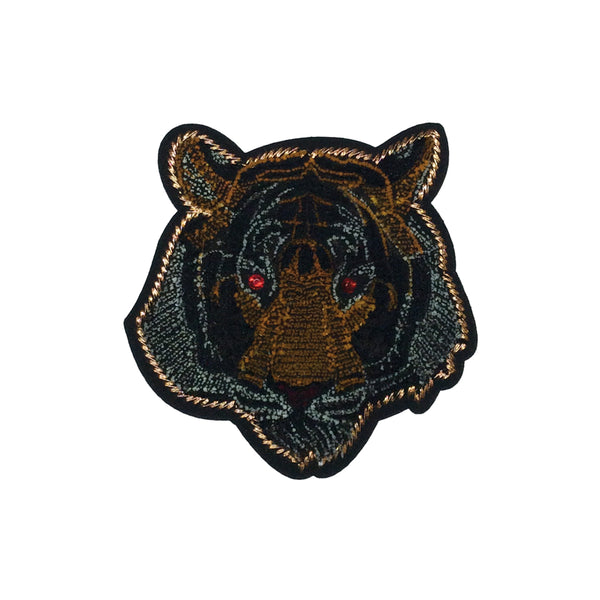 PC3003 - Luxury Velvet Dark Tiger (Iron On)