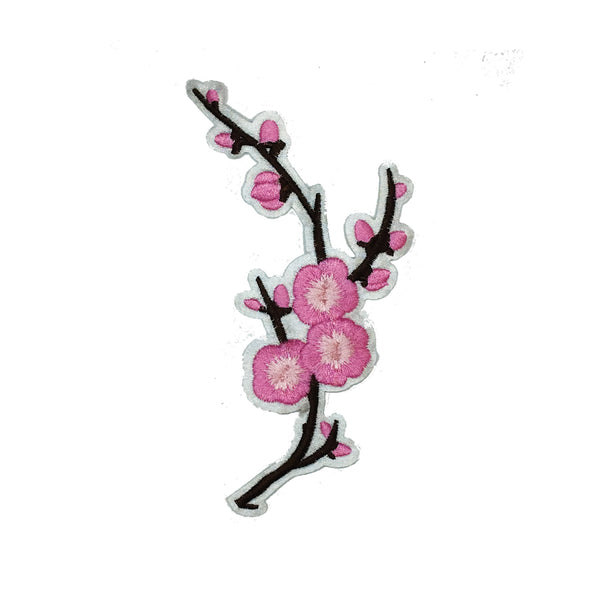 PC3011 - Baby Pink Cherry blossom Branch Flower (Iron on)