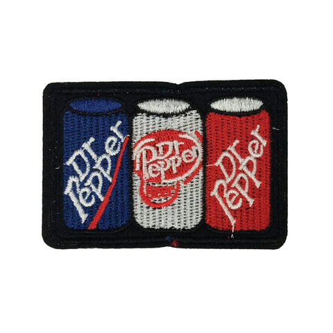 PC3021 - Three Dr Pepper Can (Iron On)