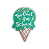 PC3059 - Too Cool For School Ice Cream (Iron On)