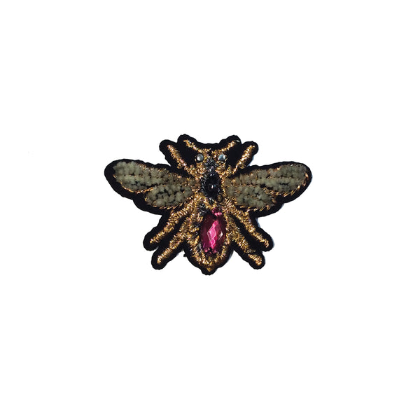 PC3137 - Special Collection Luxury Beaded Bee XS (Iron On)