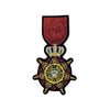 PC3140 - Special Collection Luxury Red Medallion Medal (Sew On)