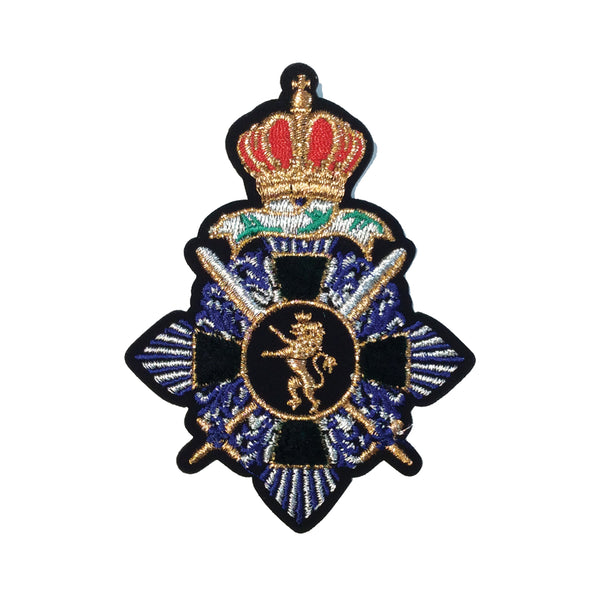 PC3141 - Special Collection Luxury Crown Lion Emblem (Iron On)
