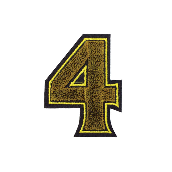 PC3143D - Special Collection Luxury Velvet Number Four (Iron On)