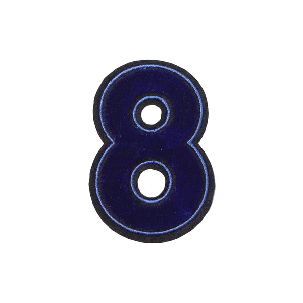 PC3143H - Special Collection Luxury Velvet Number Eight (Iron On)