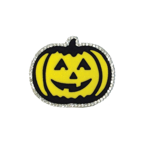 PC3145A - Studded Yellow Pumpkin (Iron On)