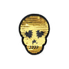 PC3364C - Reversible Double Sequin Gold Skull (Iron On)