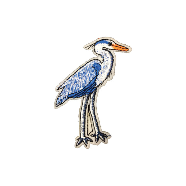 PC3532B - Blue Heron Bird (Iron On)