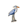 PC3532B - Blue Heron Bird (Iron On)