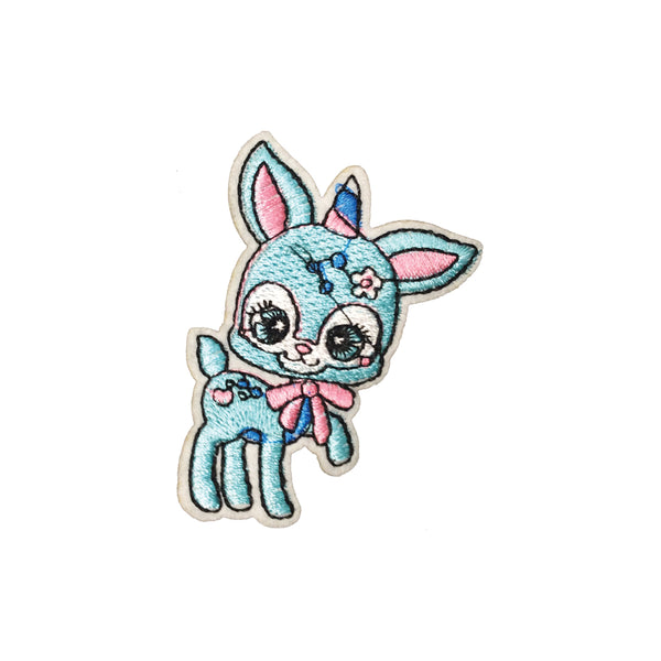 PC3709 - Baby Blue Toon Unicorn (Iron On)
