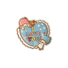 PC3716 - I Love You Flower Heart Message (Iron On)