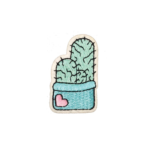 PC3731 - Heart Double Cactus (Iron On)