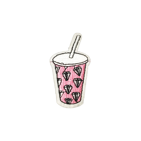 PC3747 - Pink Diamonds Drink (Iron On)
