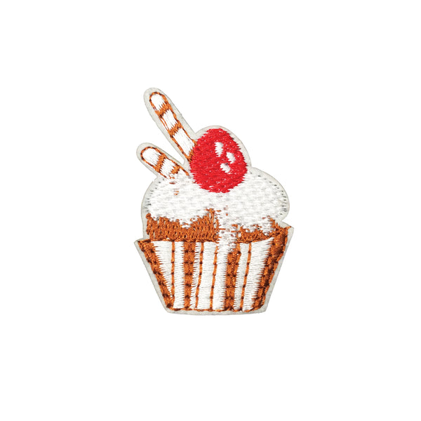 PC3748 - Glazed Cherry Cupcake (Iron On)