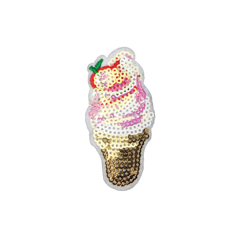 PC3771 - Sequin Ice Cream (Iron On)