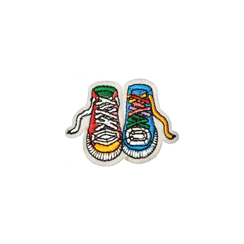 PC3772 - Open Lace Trainers Shoes (Iron On)