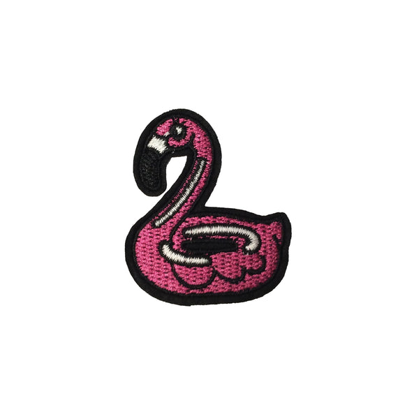 PC3815 - Pink Flamingo Rubber Dingy (Iron On)